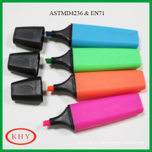 OEM product non-toxic rainbow colors mini scented highlighter pen